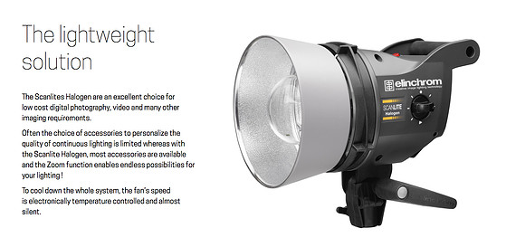 Elinchrom Scanlite33/650W