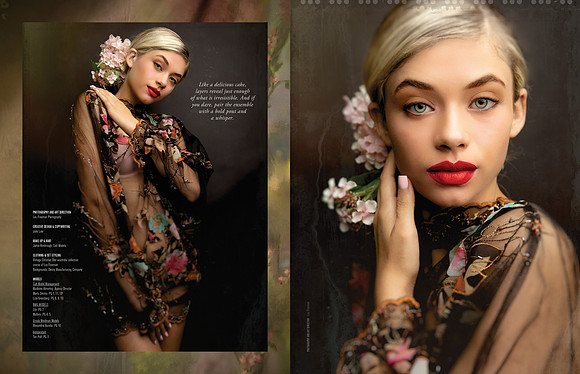 Coveted Vintage7            Like a Delicious cake, layers reveal just enough of what is irressistable. And if you dare, pair with a bold pout and a whisper.
