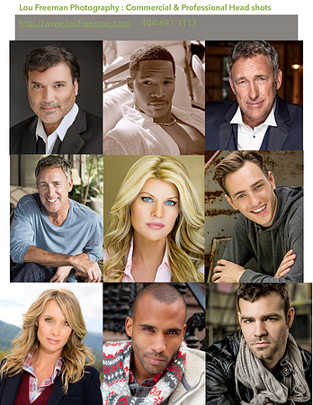 Lou Freeman's Head Shots Post card Images-2