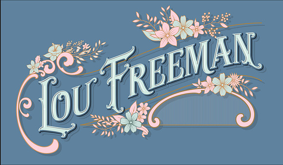 Lou Freeman web logo w-background