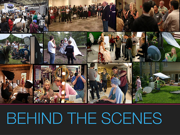 Behind the scenes at carious workshops.