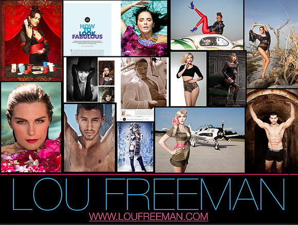 Lou Freeman Glamour Post Card 2