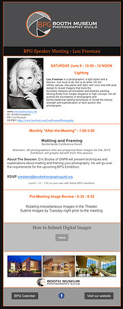 Lou Freeman and the Booth Museum Photography GUILD
